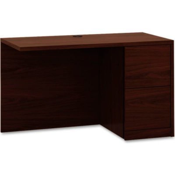 Hon HON Return Desk with Full Height Pedestal, Right - 48in - Mahogany - 10500 Series HON105905RNN